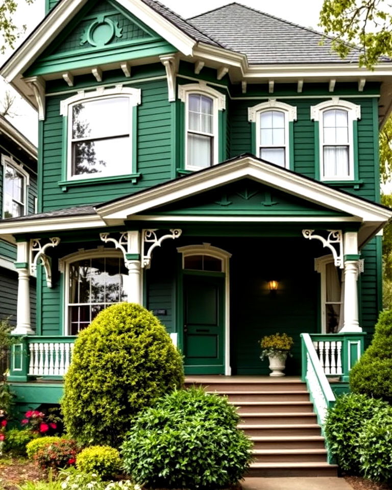 15 Green Victorian House Colors For A Classic Look