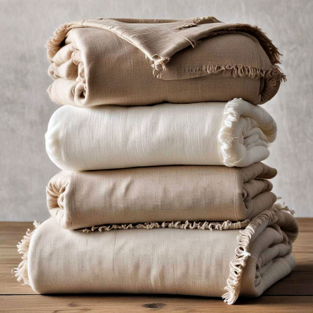 Cotton Linen Throws