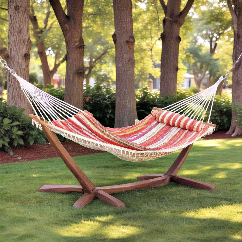 add a hammock for lazy afternoons