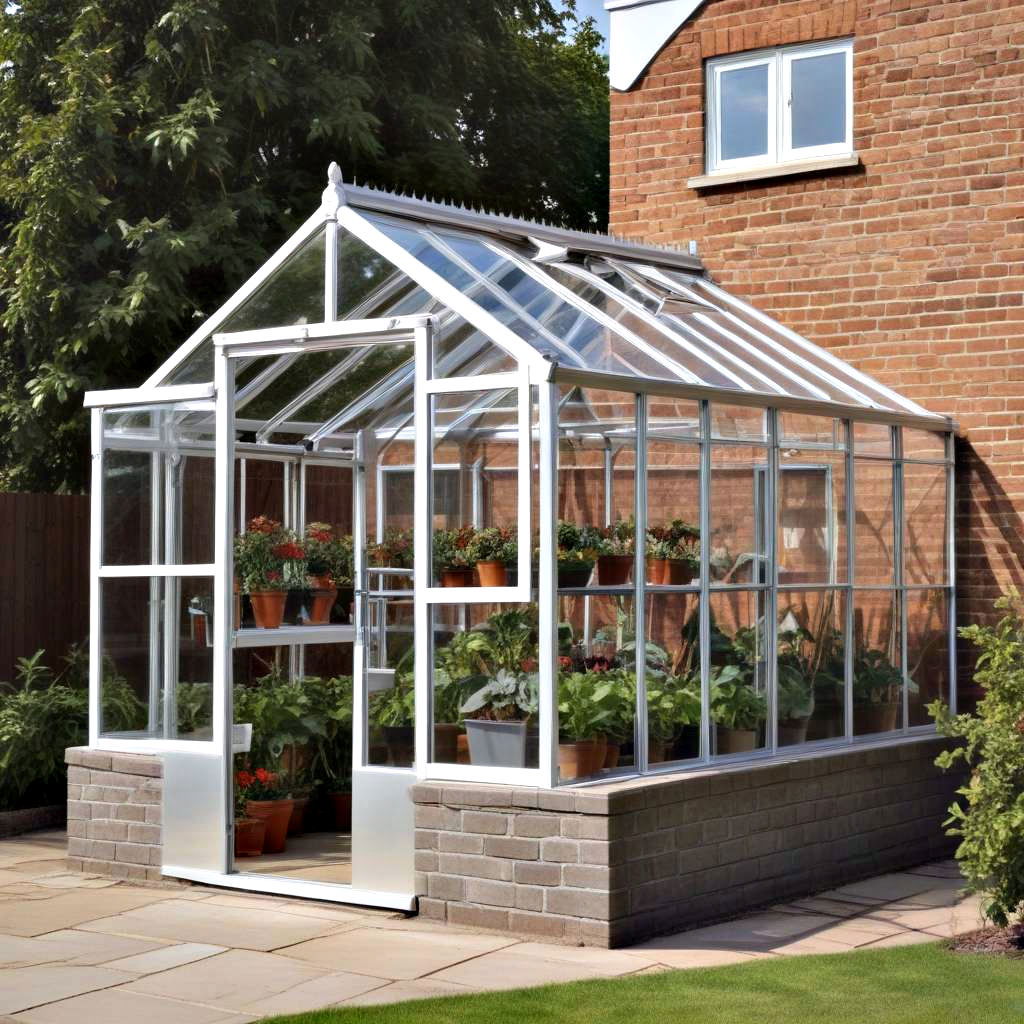 aluminium frame greenhouse