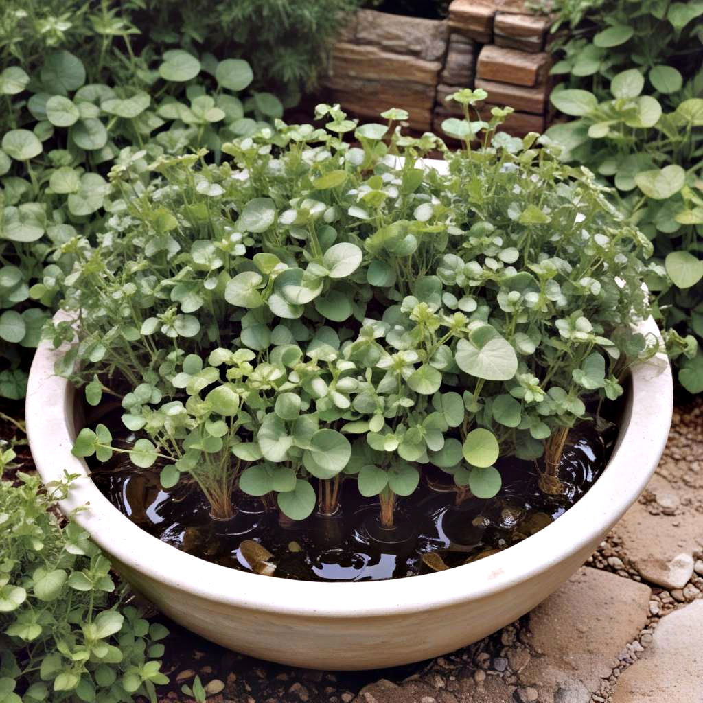 aquatic herb garden