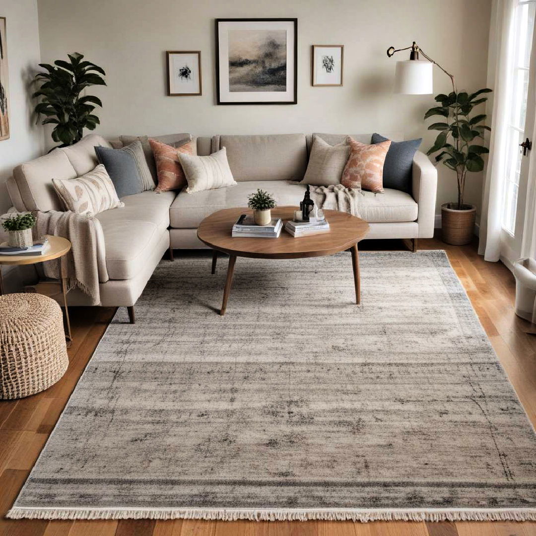 area rugs to define spaces