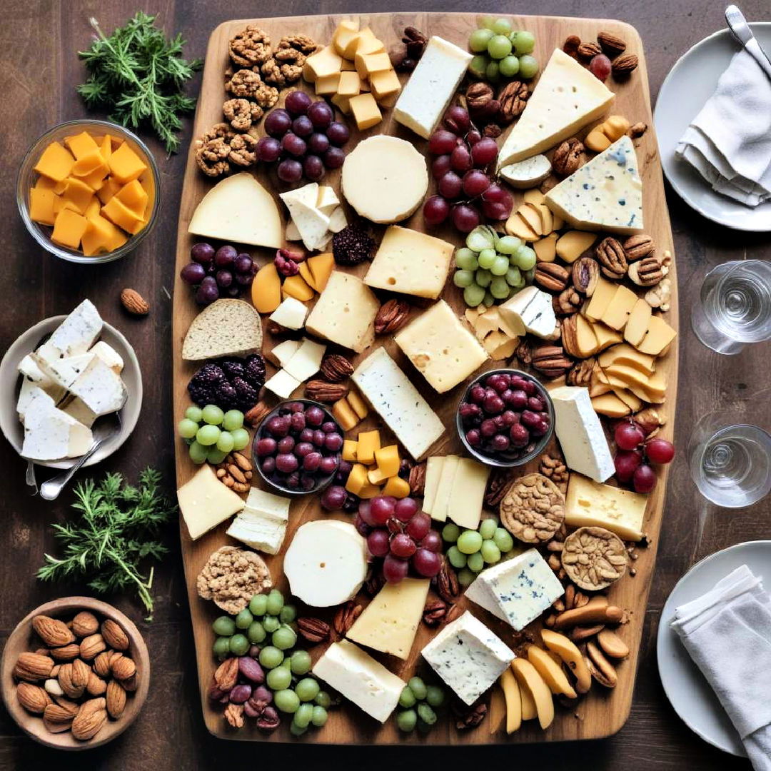 arrange a cheese board