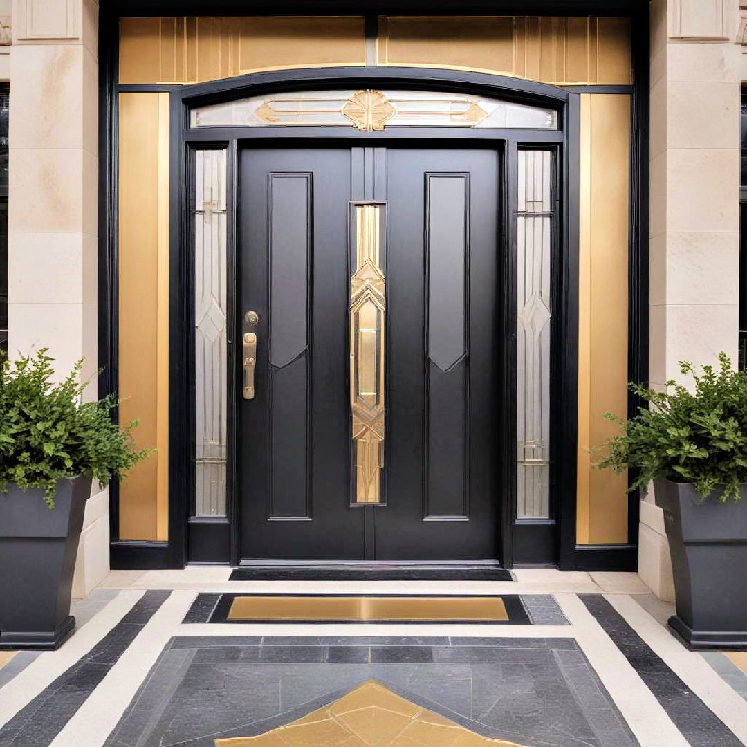 art deco door