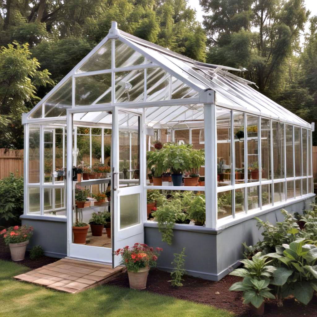 backyard nursery greenhouse