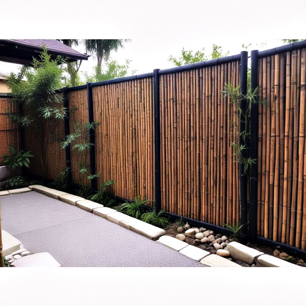 bamboo privacy screens