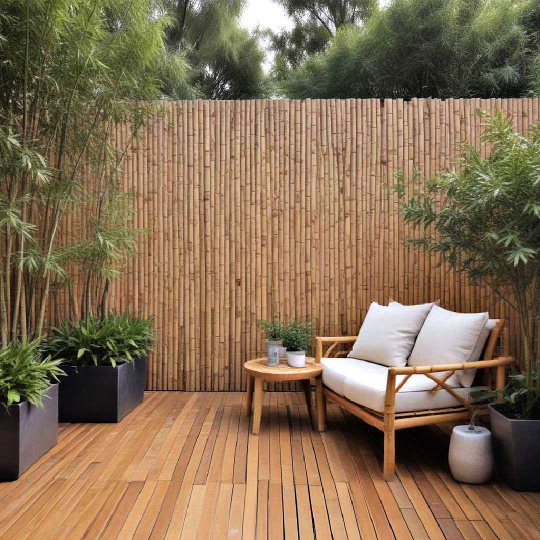 bamboo screens