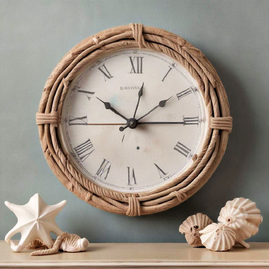 beach themed clock