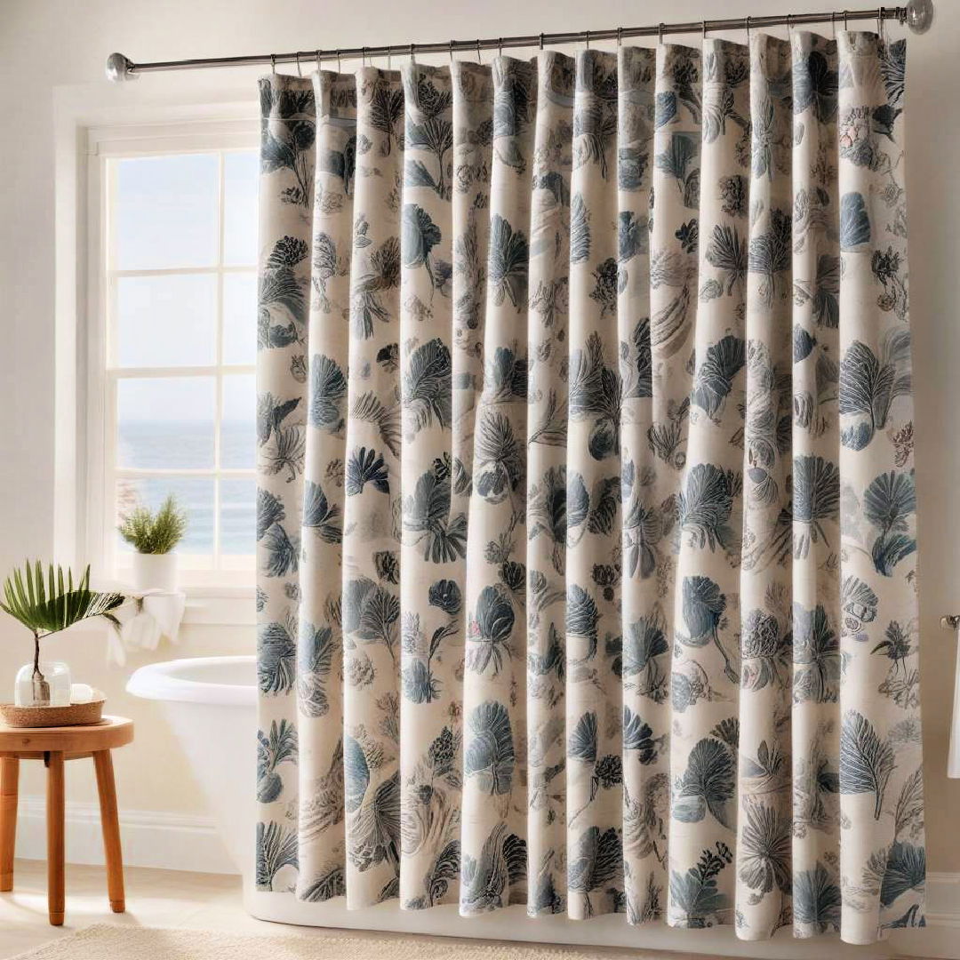 beach themed curtains