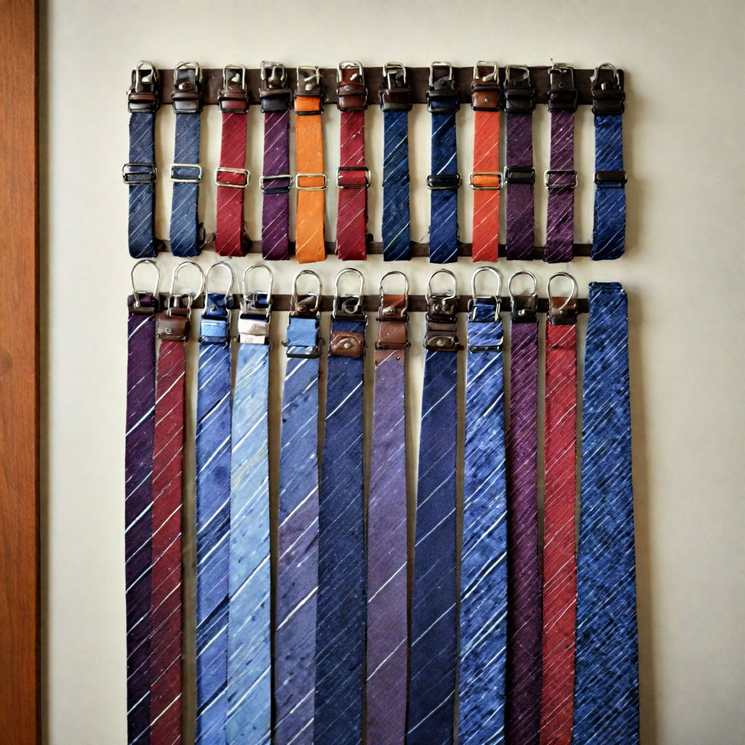 belt and tie racks