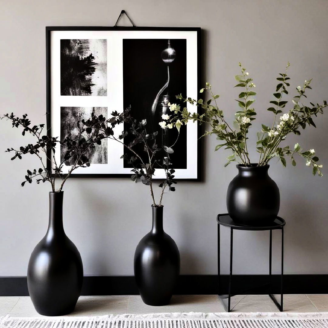 black decorative elements