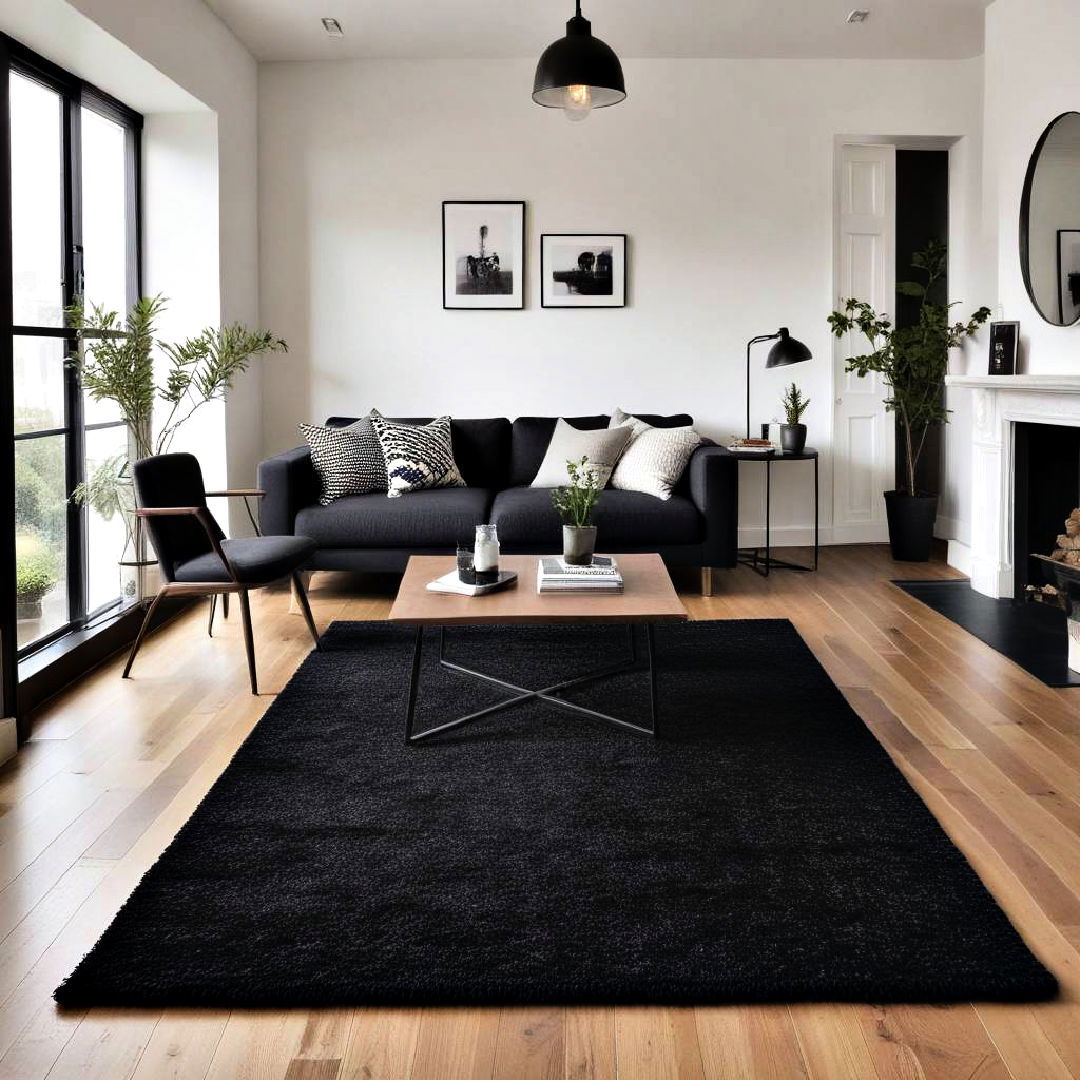 black rugs