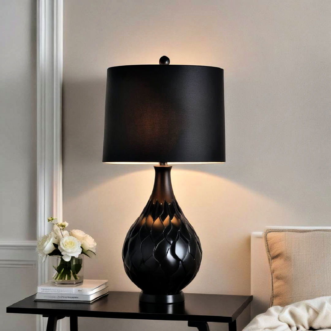 black table lamps