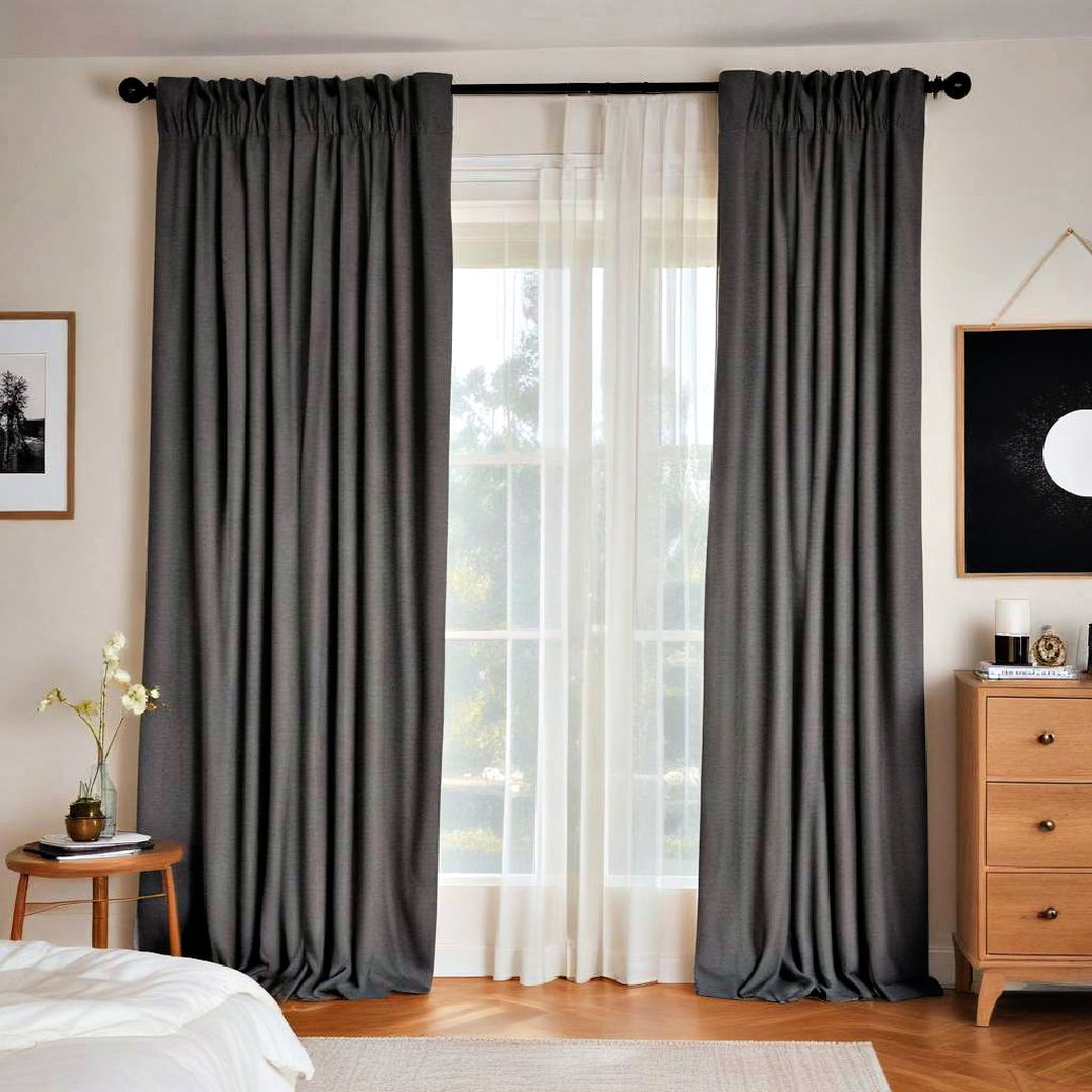 blackout curtains