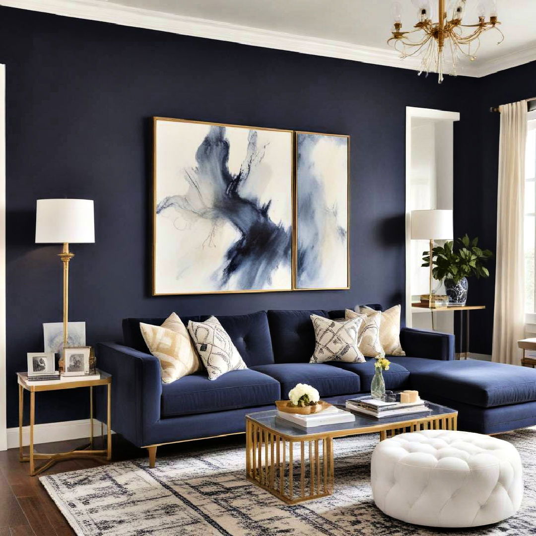 bold navy room color