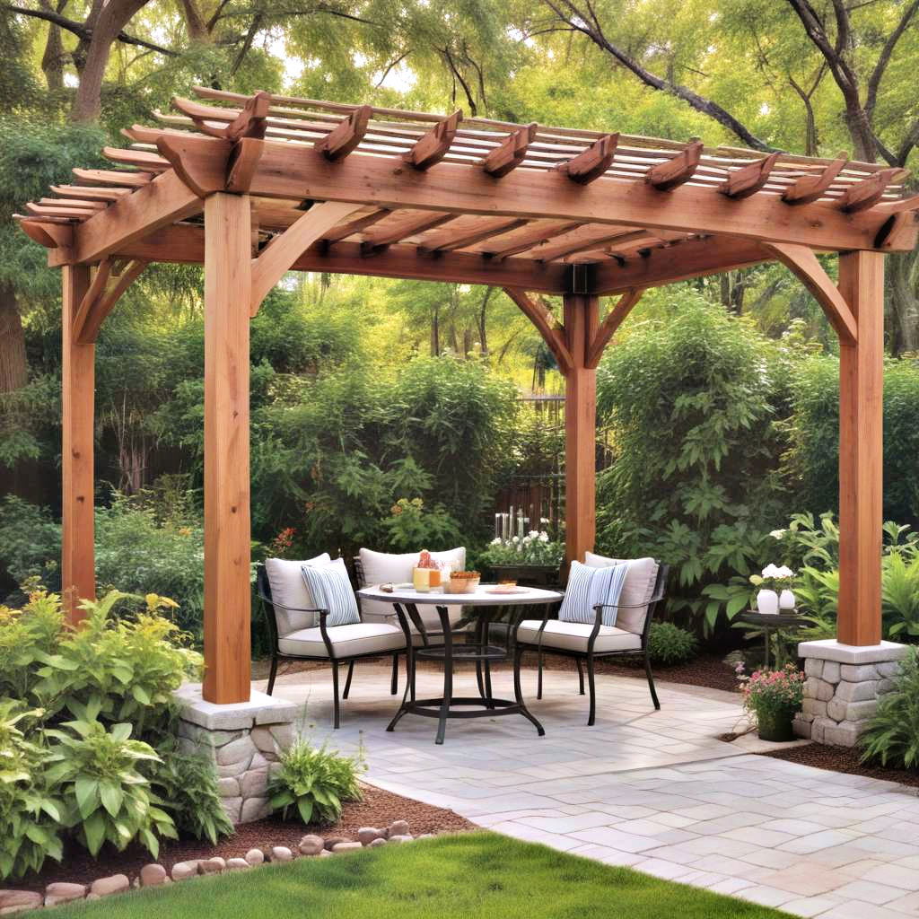 build a pergola or gazebo