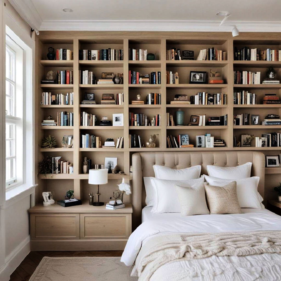 built in bookshelves