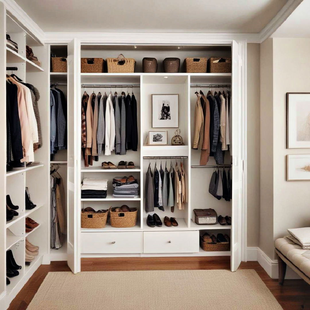 built out closet