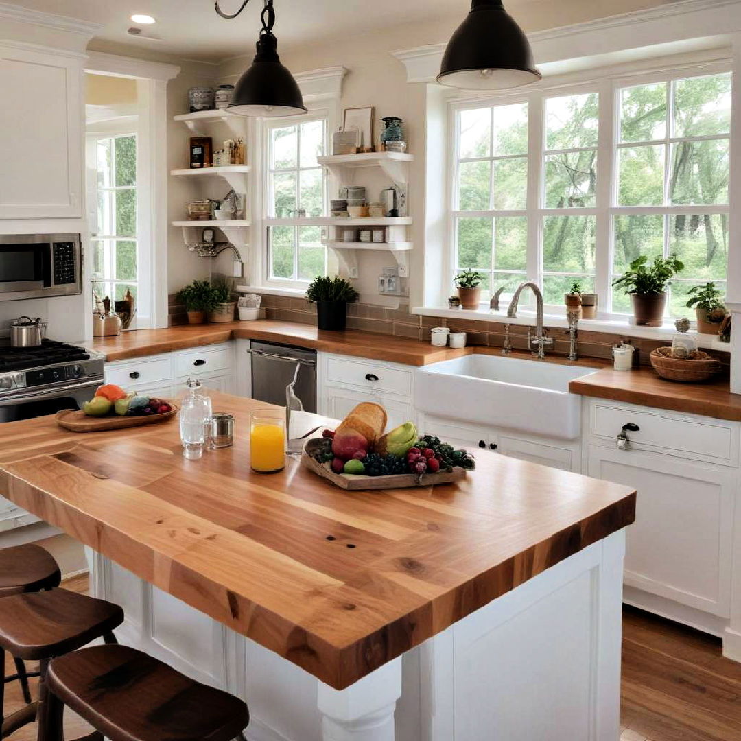 butcher block countertops