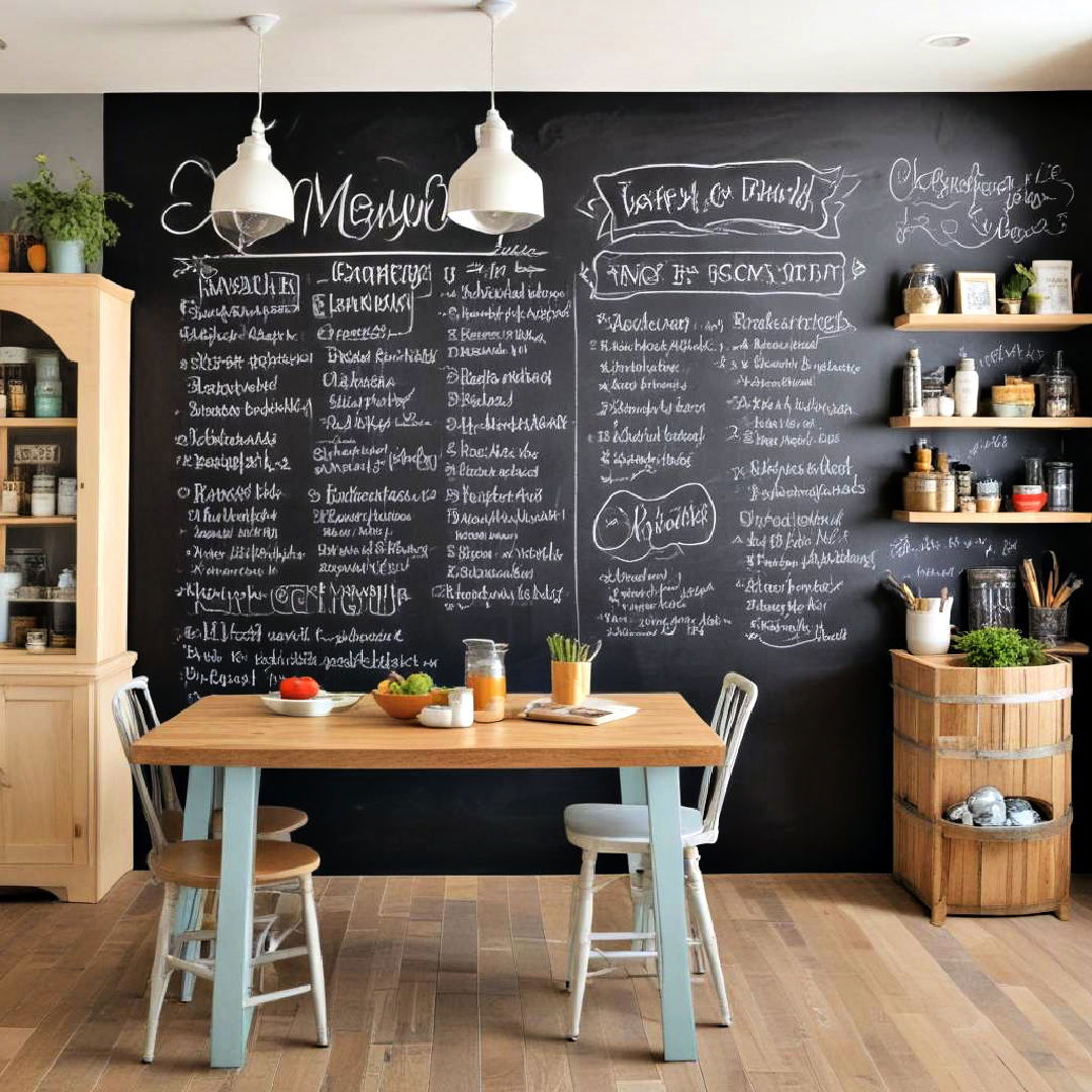 chalkboard wall