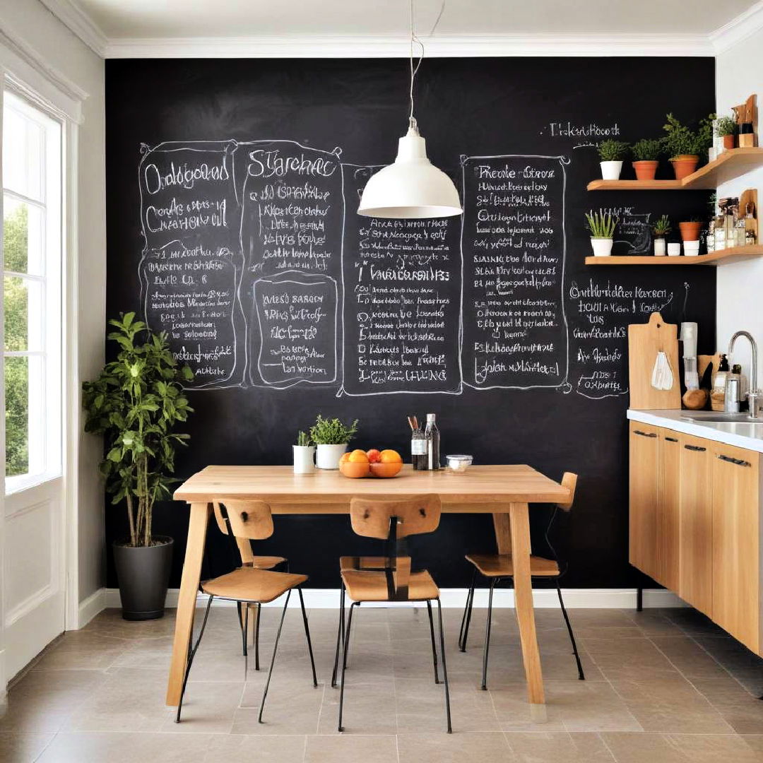 chalkboard wall