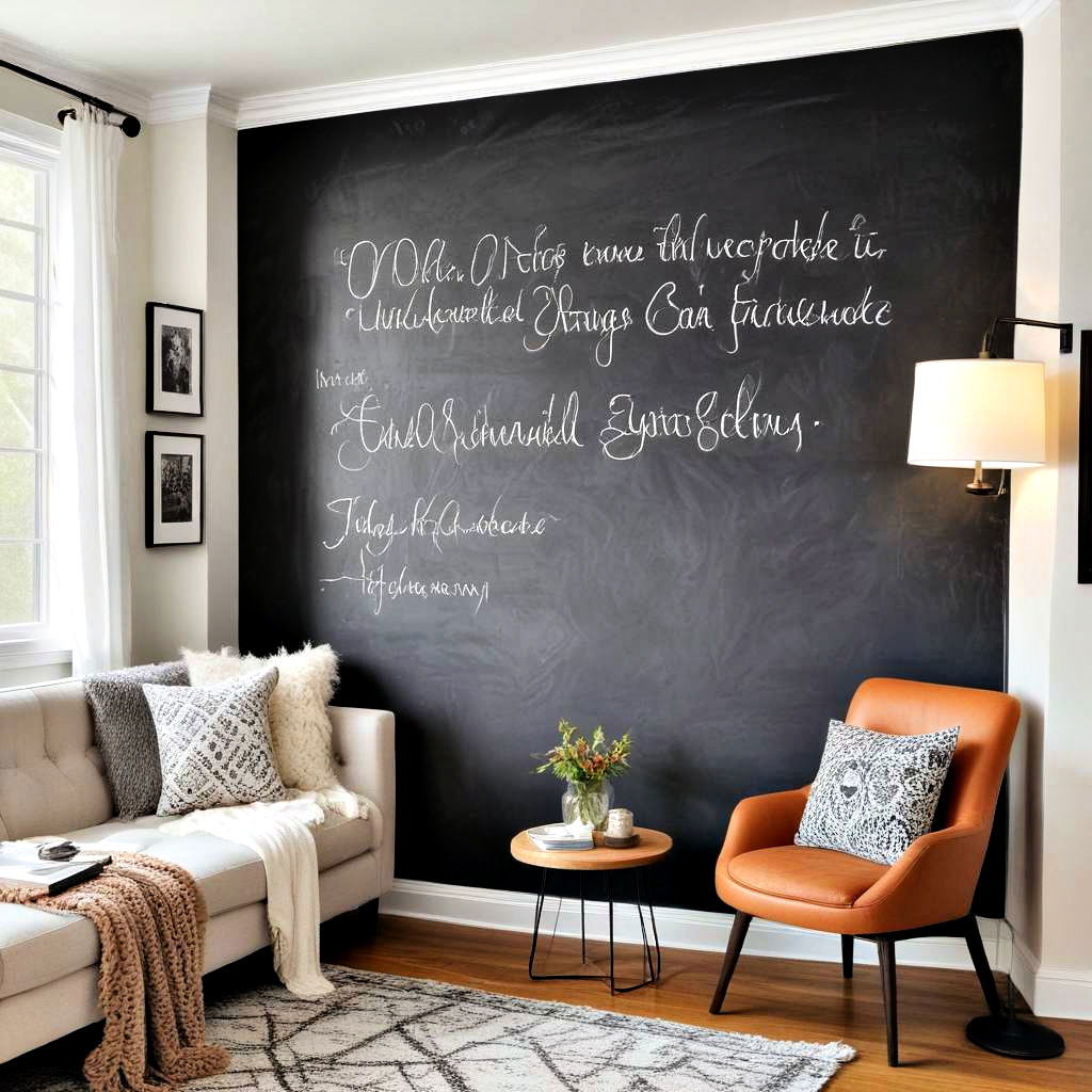 chalkboard wall