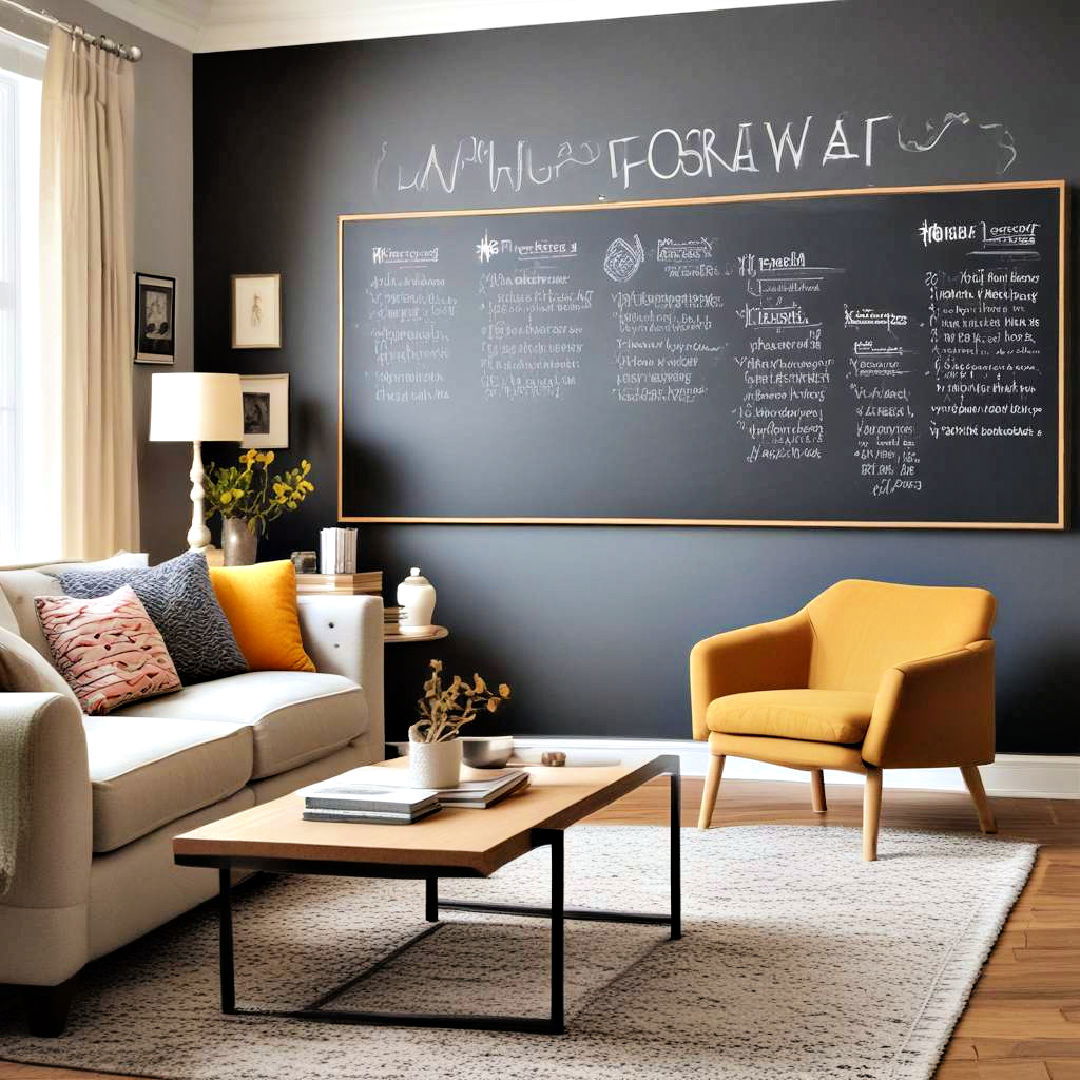 chalkboard wall