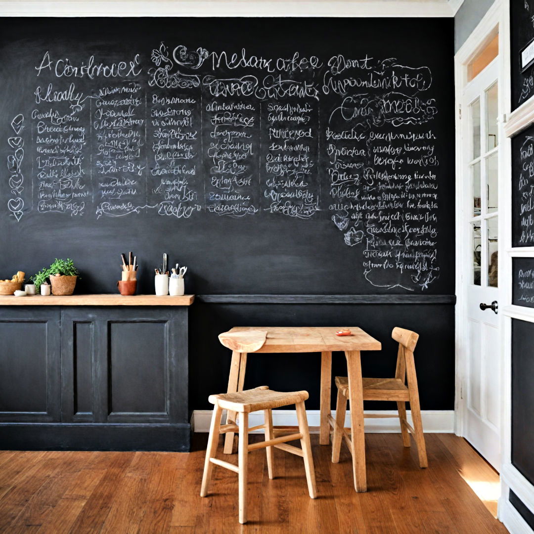 chalkboard wall