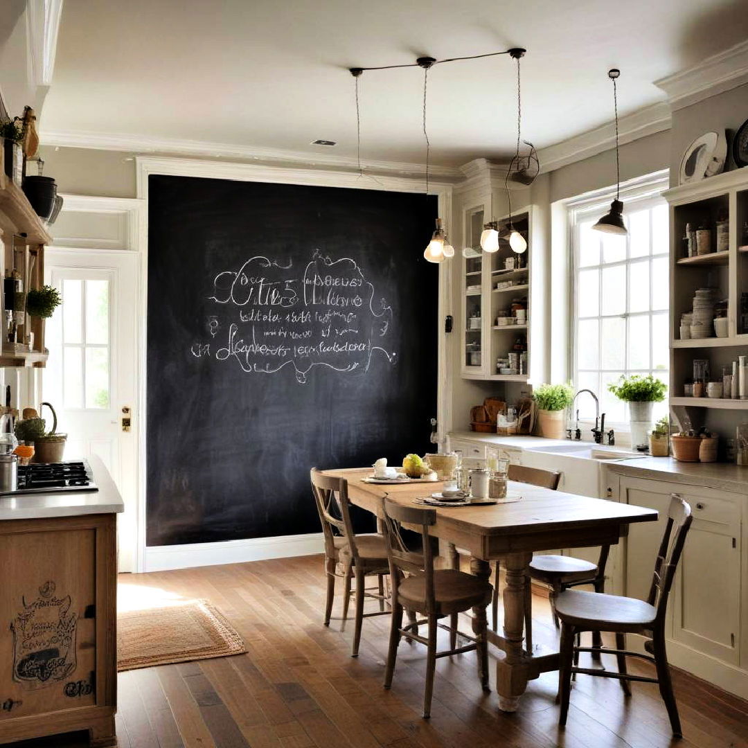 chalkboard walls