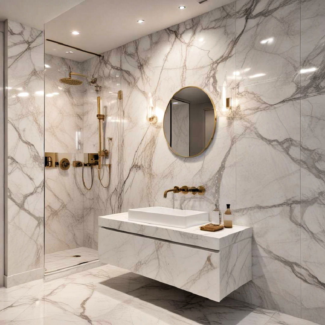 chic marble panels