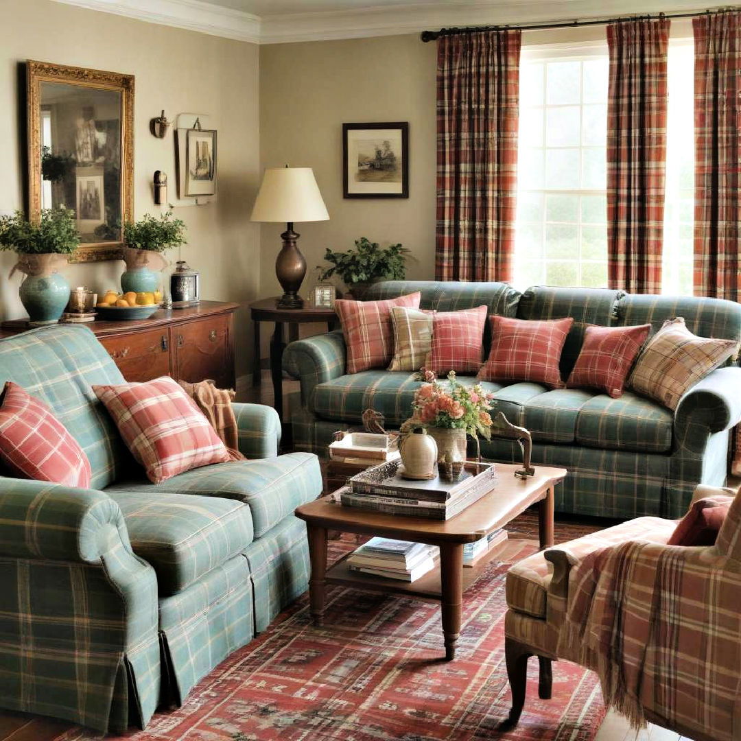 choose plaid for a classic touch