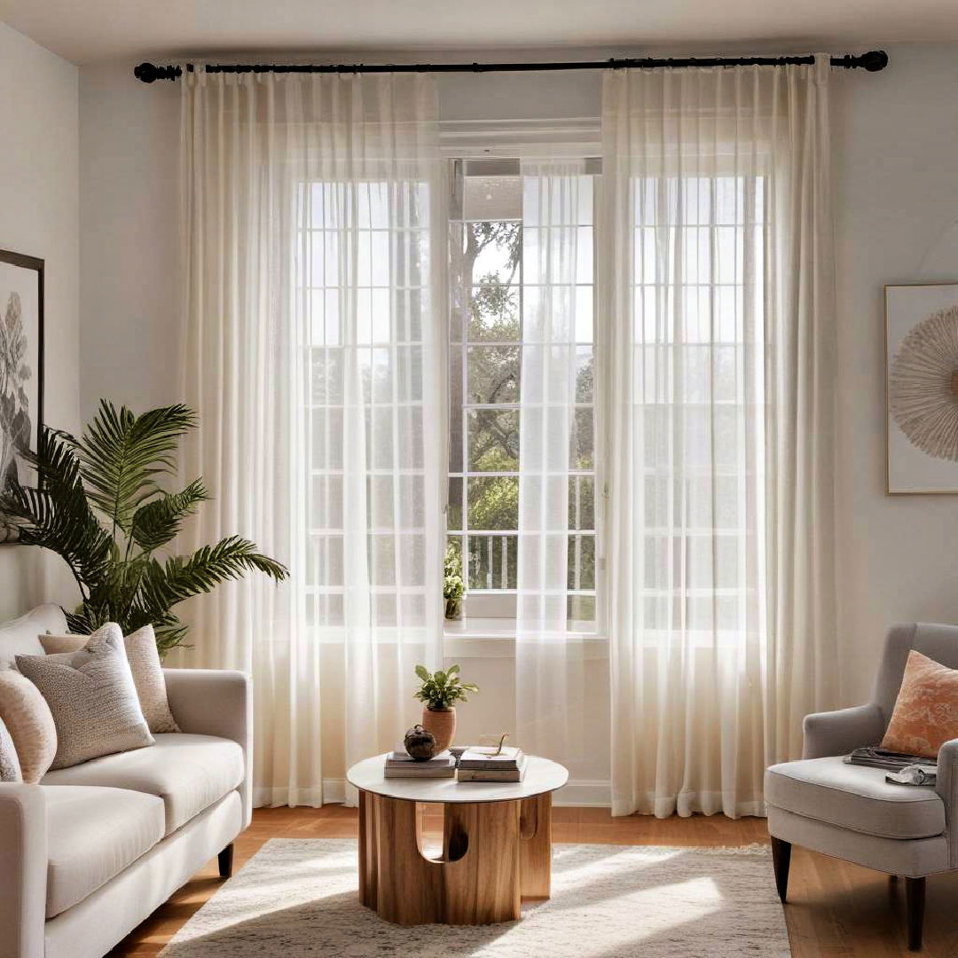 choose sheer window treatments