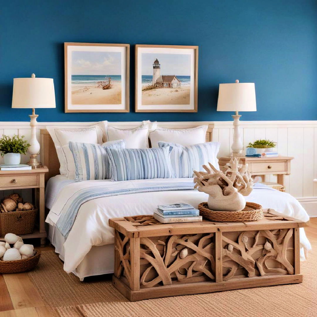 coastal charm preppy room
