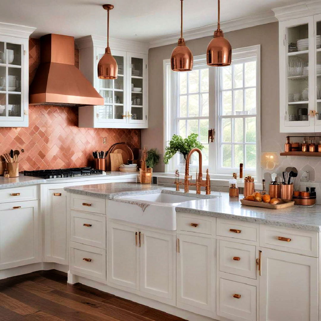 copper accents