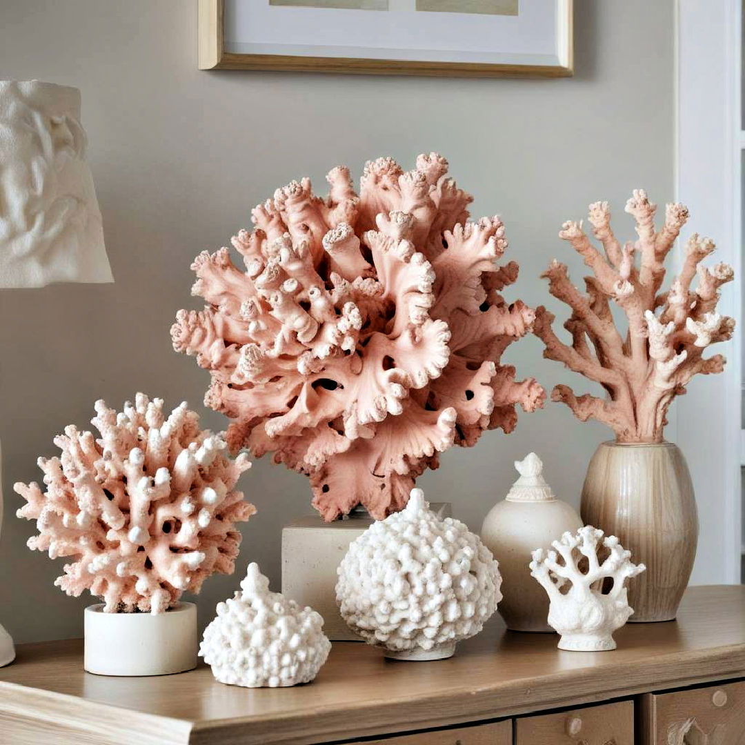 coral sculptures