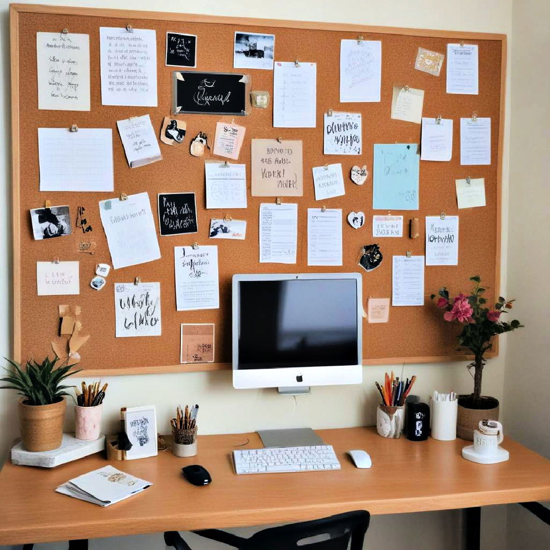 cork boards and pin boards