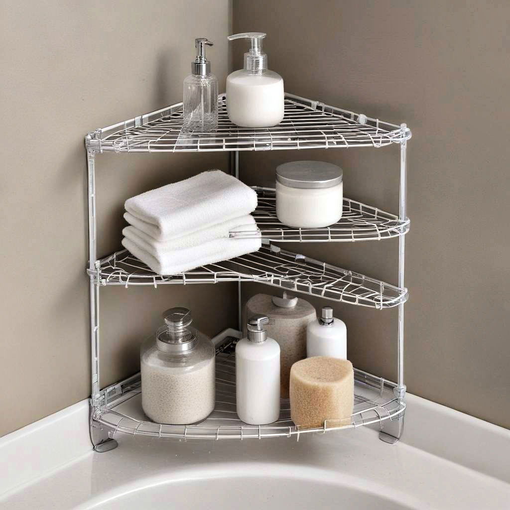 corner wire rack