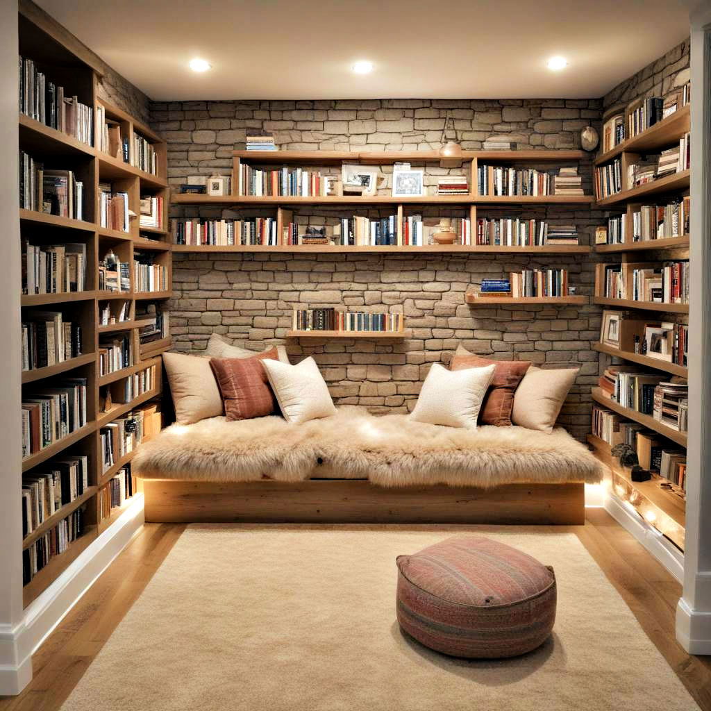 cozy reading nook