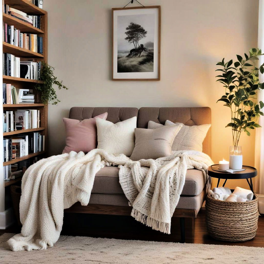 cozy reading nook