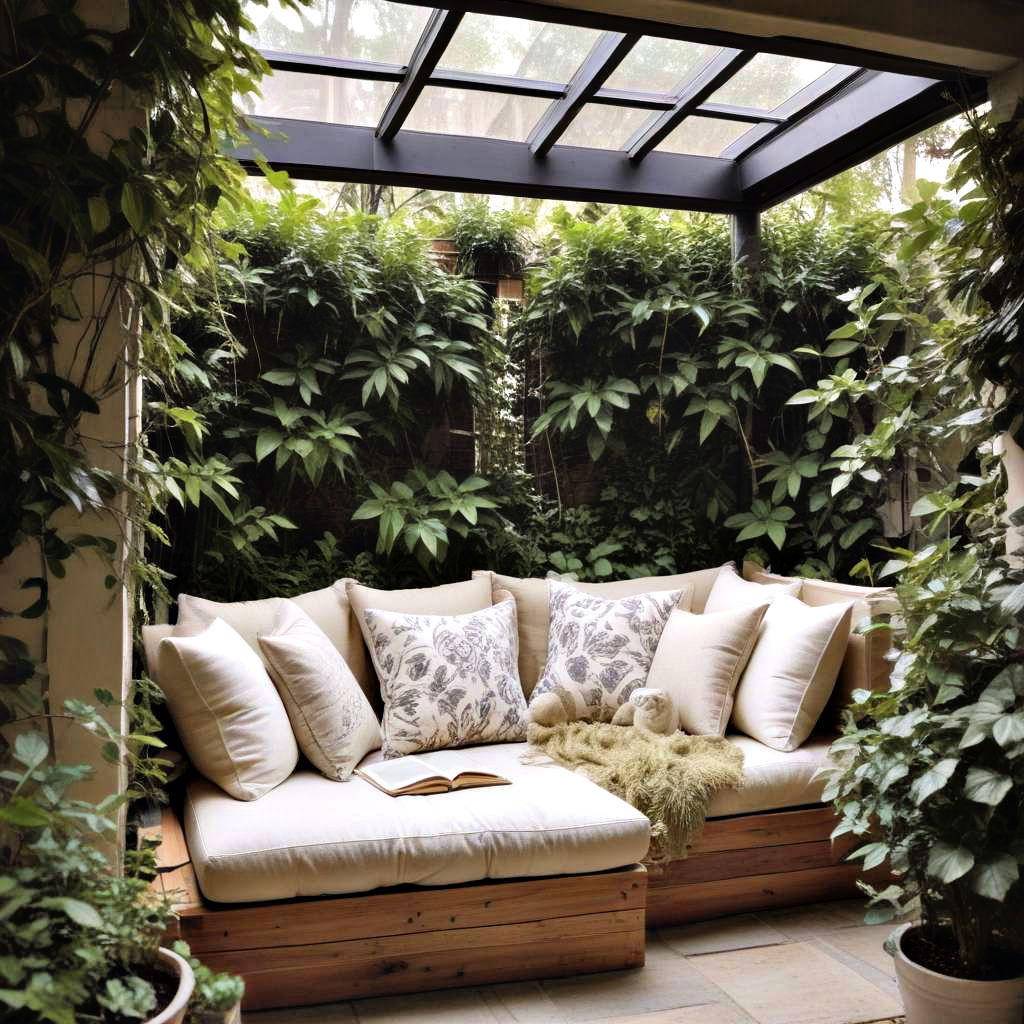 cozy reading nook