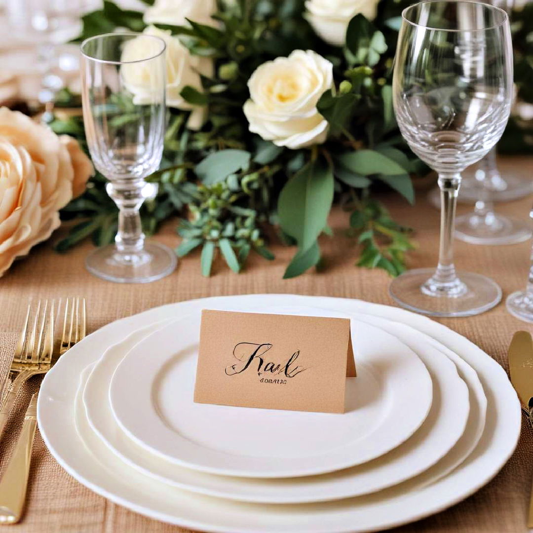 craft personalized place cards