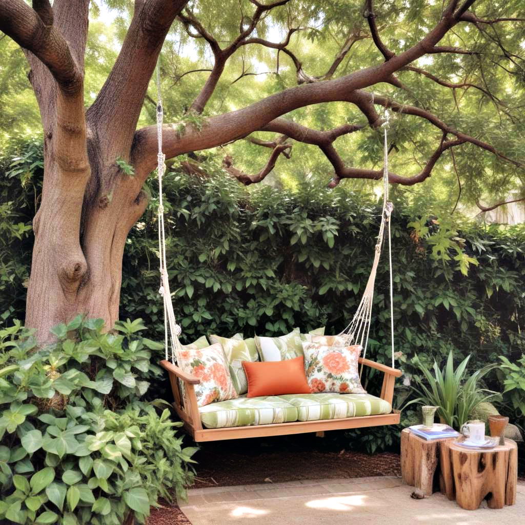 create an outdoor reading nook