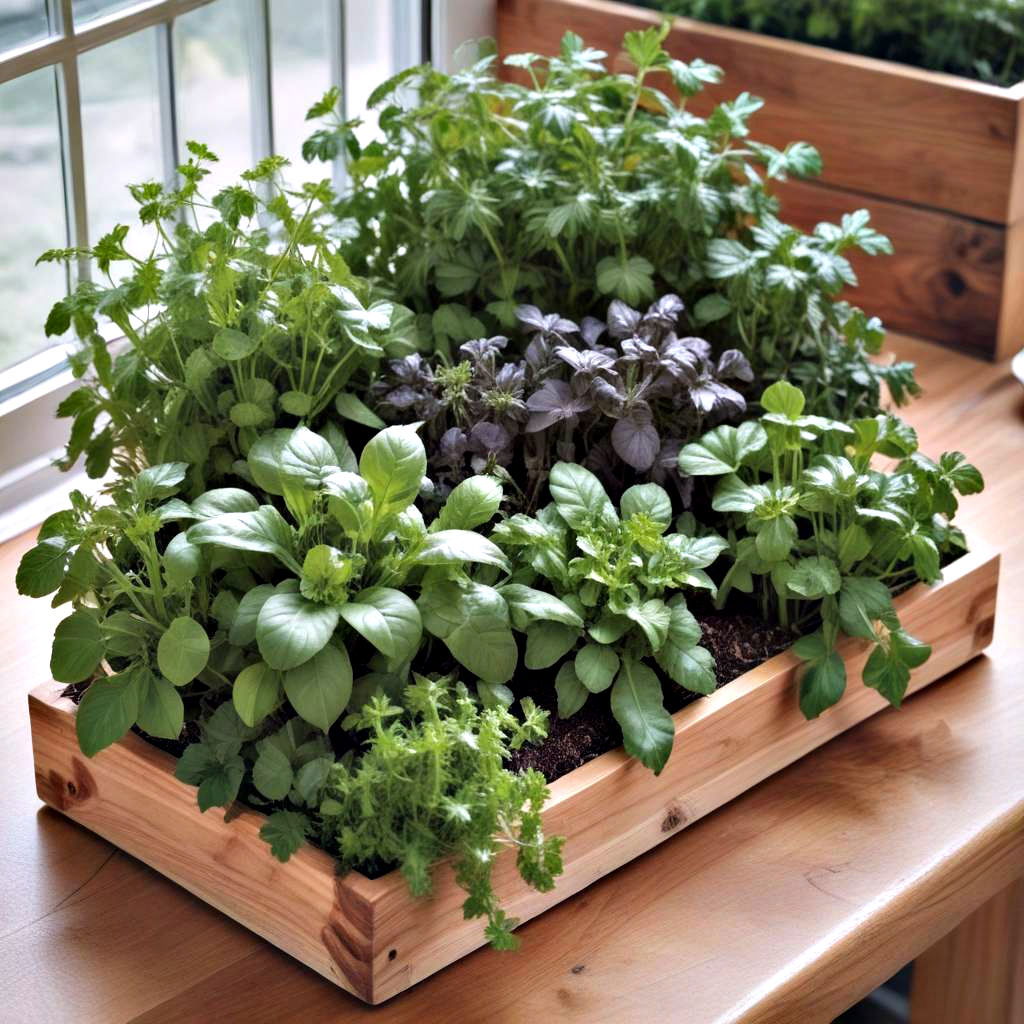 culinary herb garden