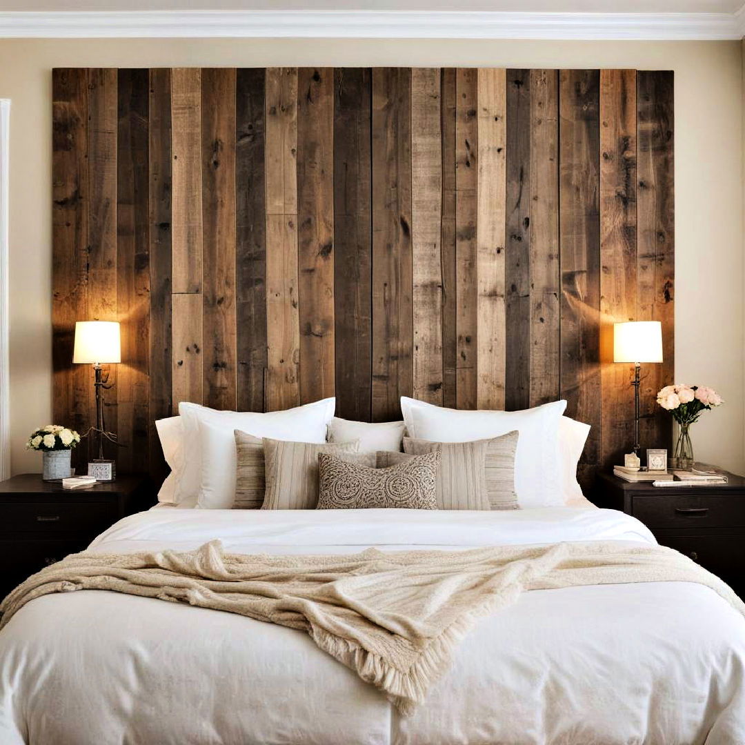 custom headboard wall