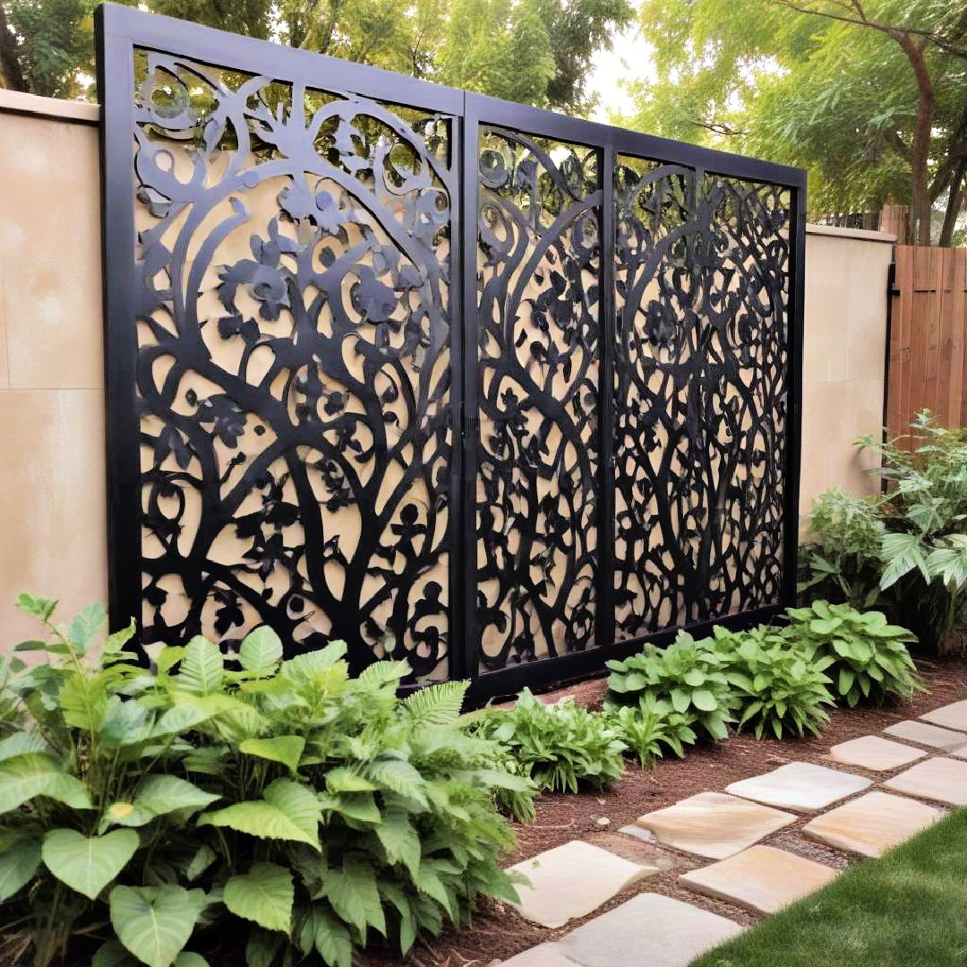 custom metal cutout screens