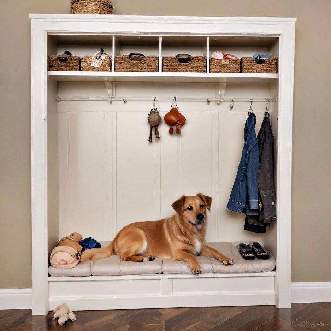 customized dog closet