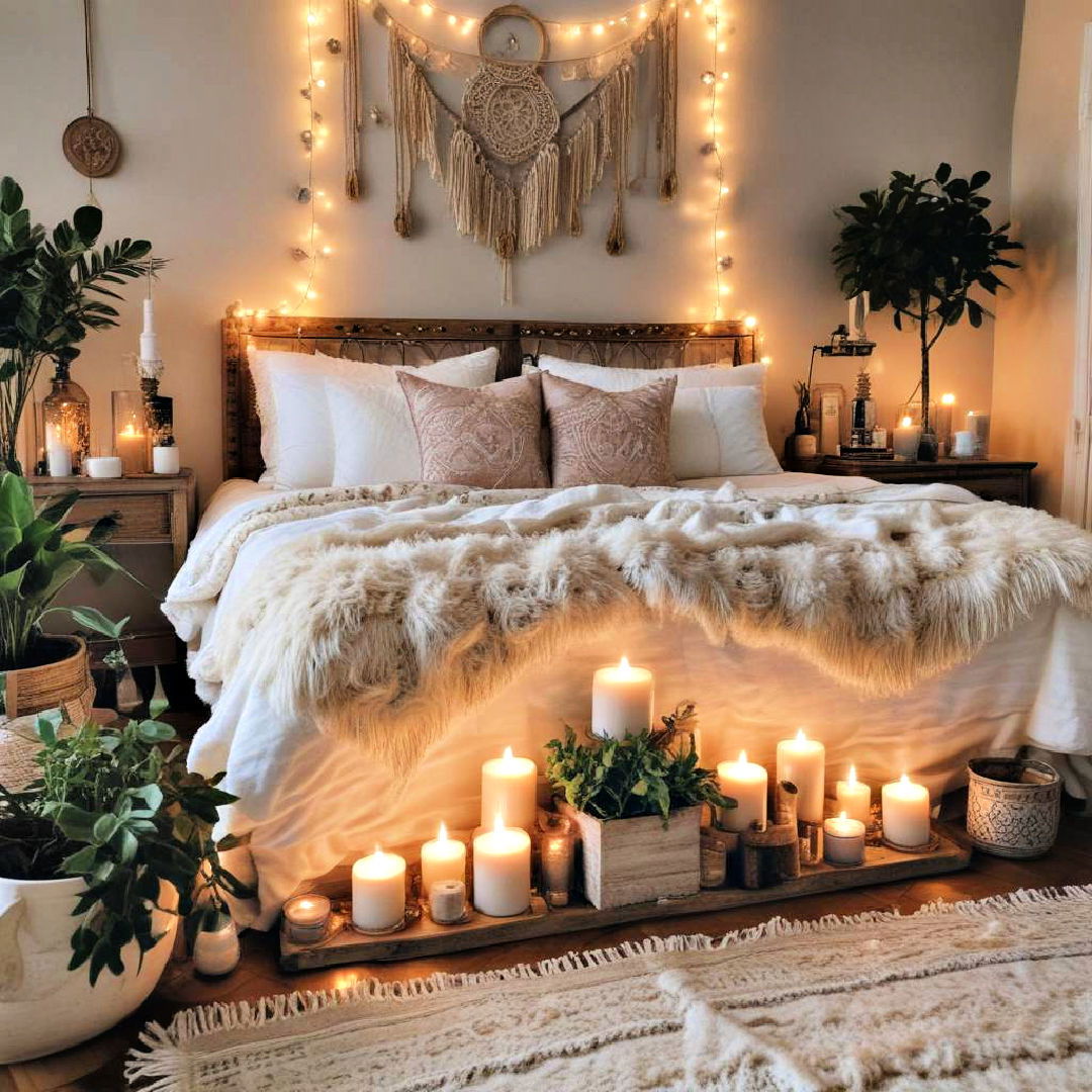 decorate with candles