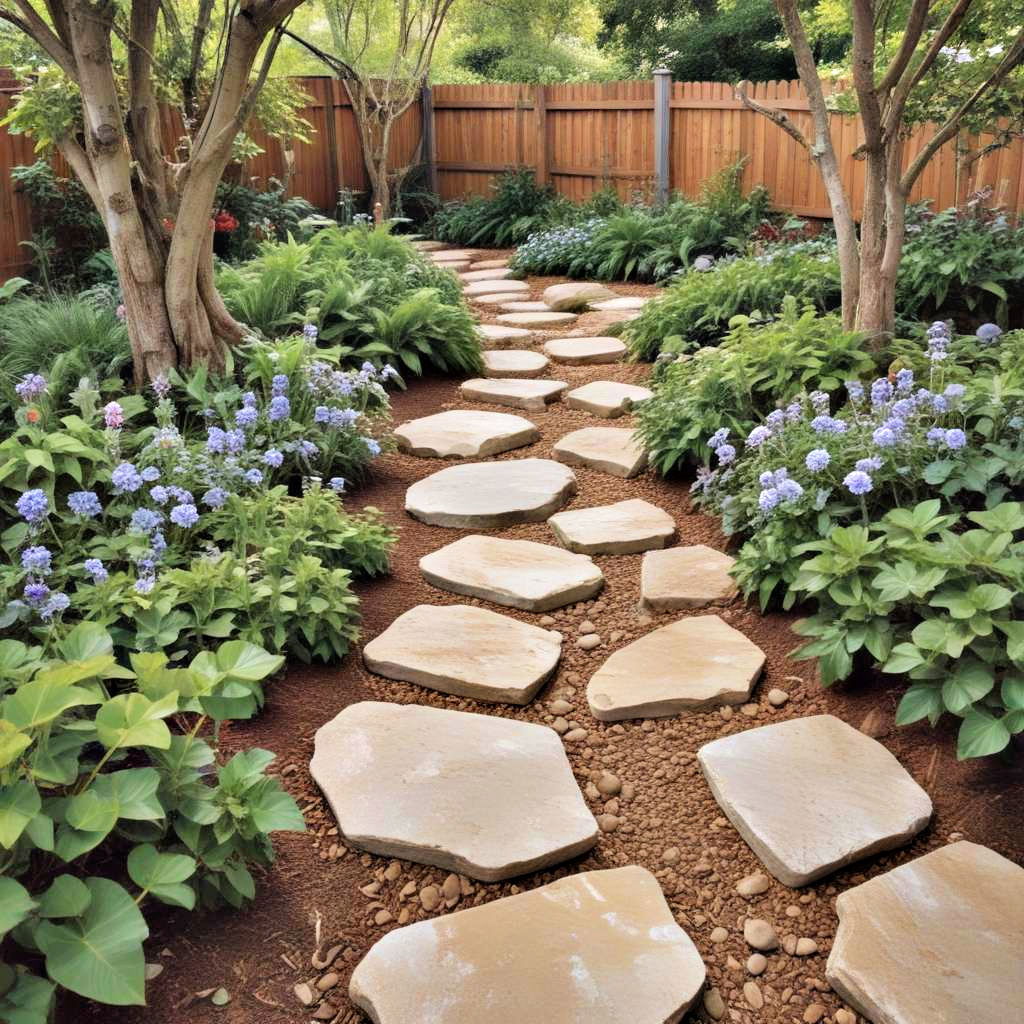 design a stone pathway