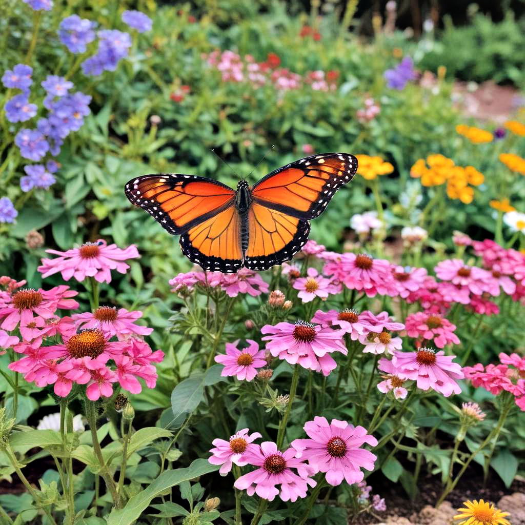 develop a butterfly garden