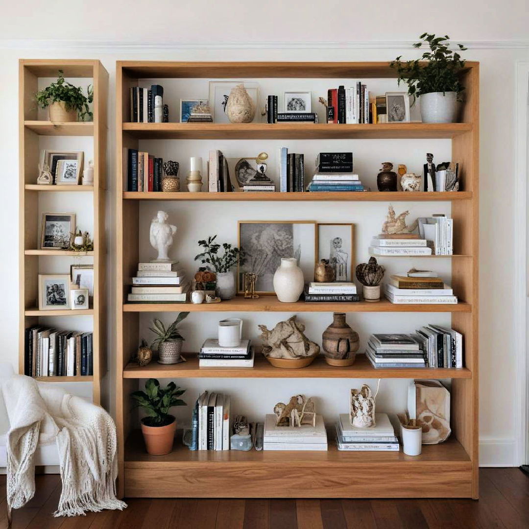 display shelf styling